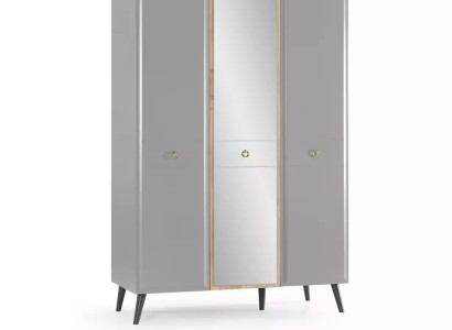 Wardrobe Wardrobe Wooden Cabinet Bedroom Furniture Wood Gray Luxury